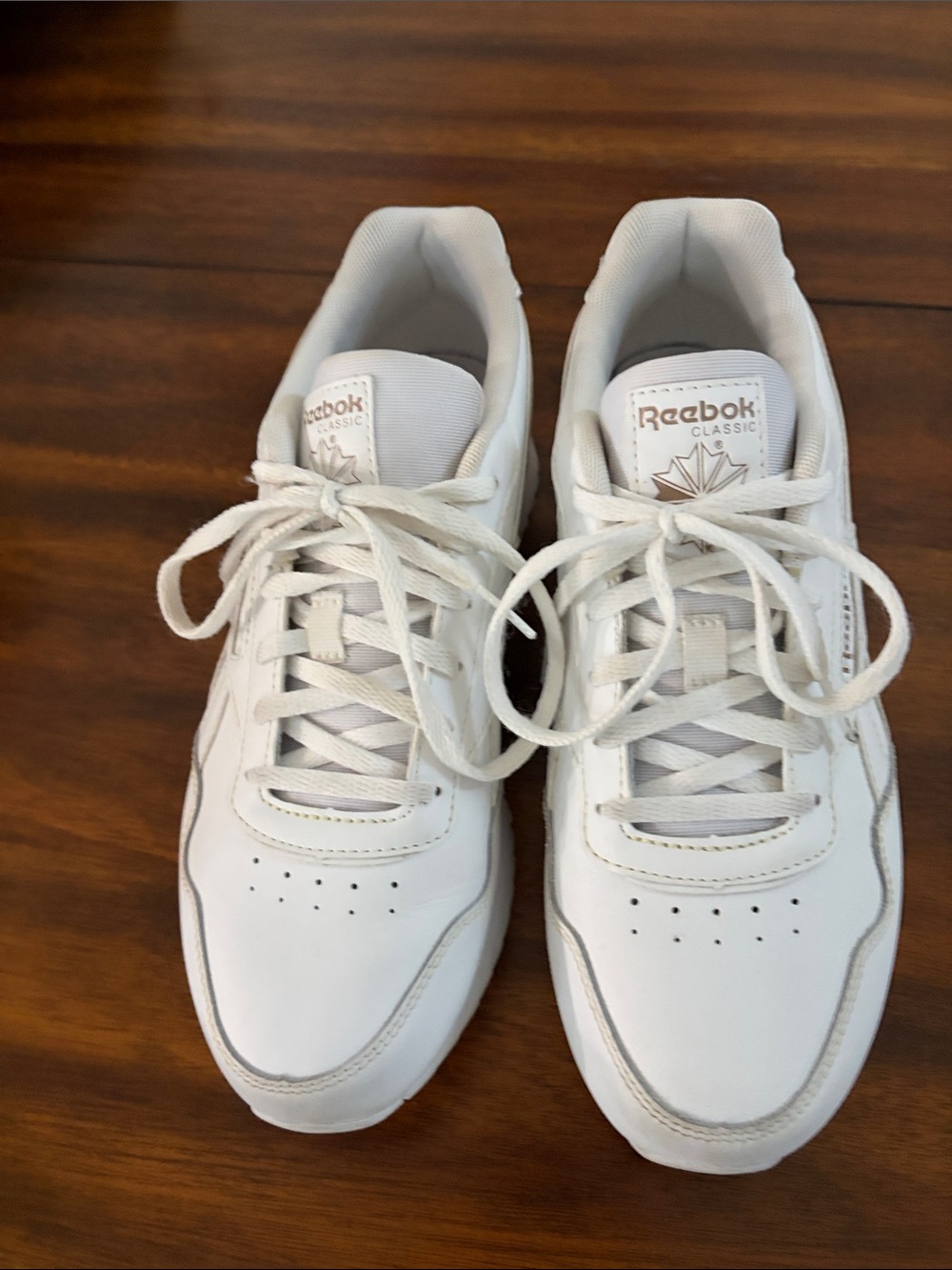 Reebok Classic White Leather Low-Top Sneakers